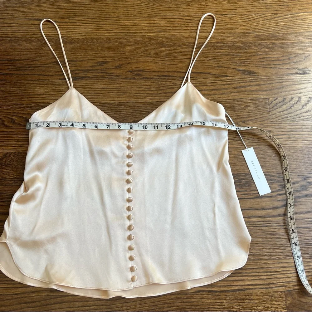 NWT Are You Am I Kaede silk camisole in Blush - Picture 8 of 16